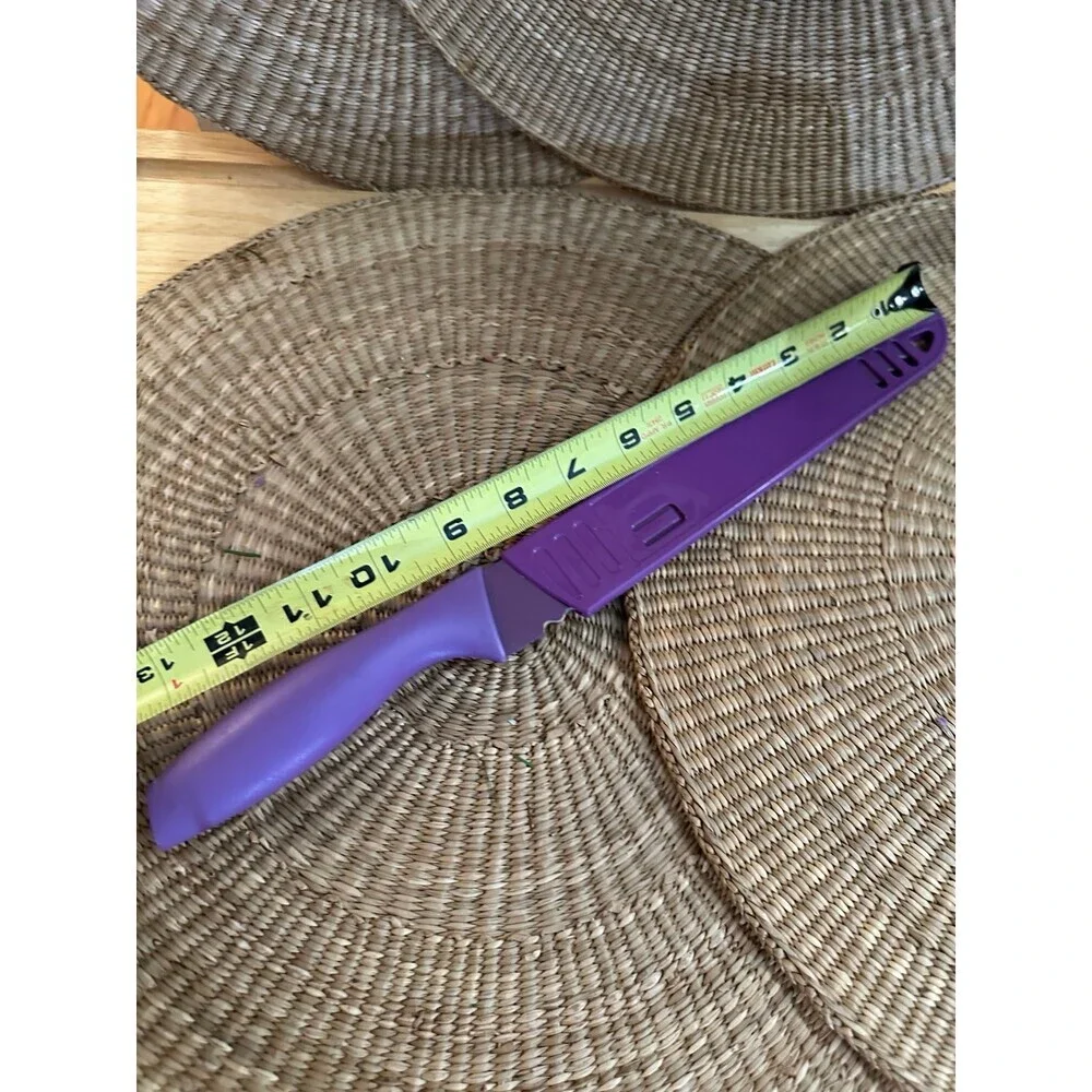 Large purple kitchen knife